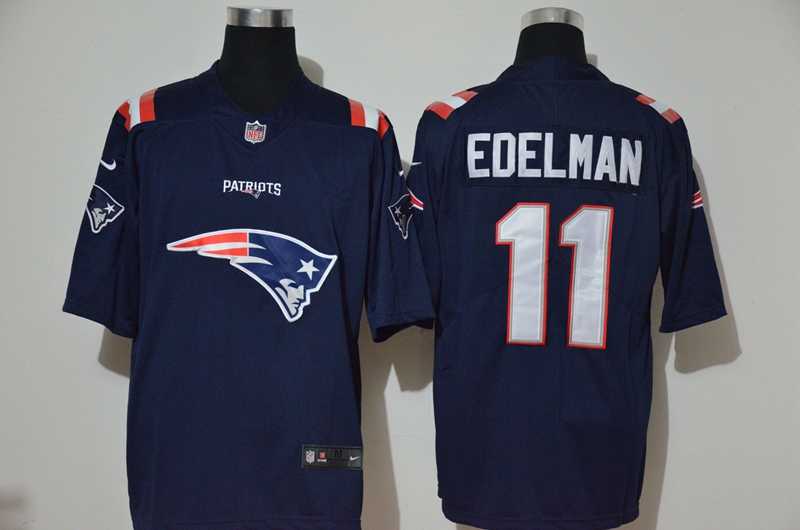 Nike Patriots 11 Julian Edelman Navy Team Big Logo Vapor Untouchable Limited Jersey,We sell and wholesale Nike Patriots 11 Julian Edelman Navy Team Big Logo Vapor Untouchable Limited Jersey on line form chian!
